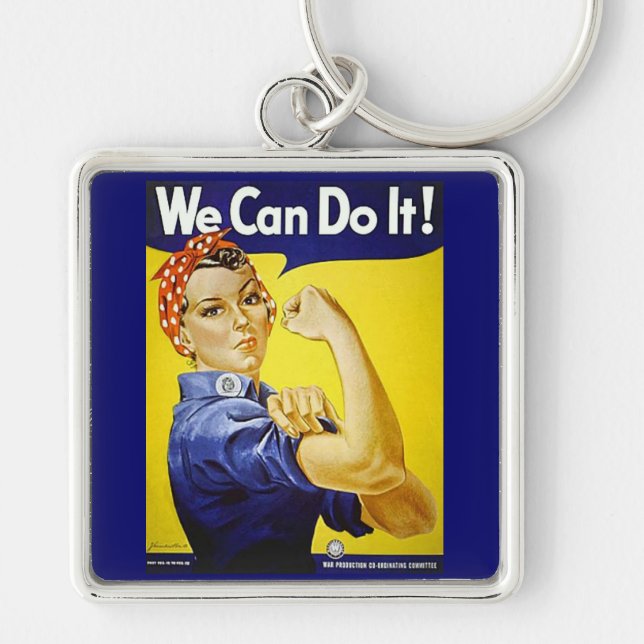 We Can Do It! Key Ring (Front)