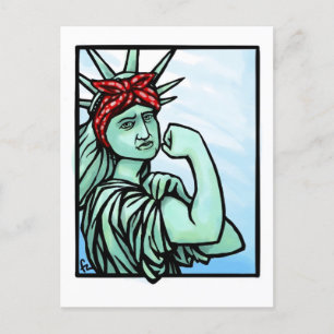 "We Can Do It" Liberty Postcard