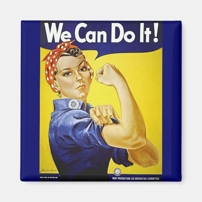 We Can Do It! Magnet (Front)