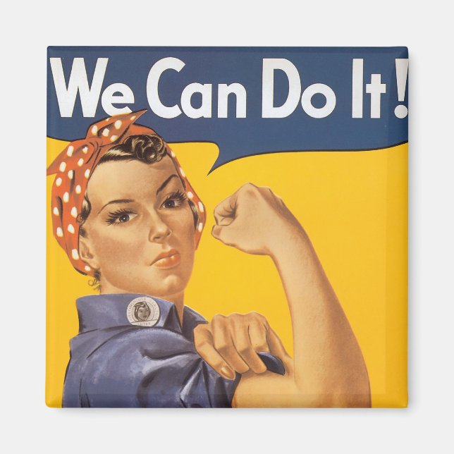 We Can Do It! Magnet (Front)