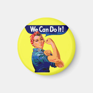 We Can Do It - Motivational Pop Art   Magnet