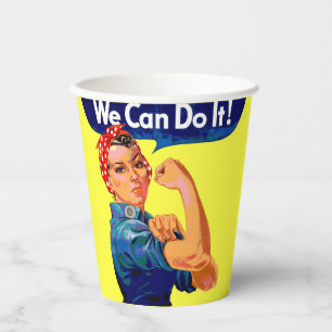 We Can Do It - Motivational Pop Art Paper Cups