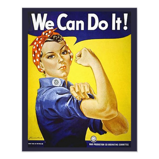 We Can Do It! Photo Print (Front)
