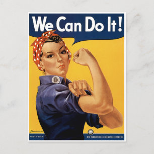 We Can Do It Postcard