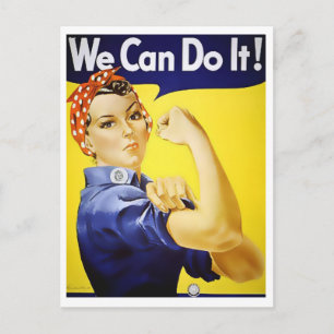 We Can Do It Postcard