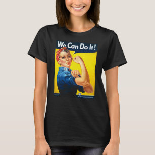 We can do it retro vintage poster T-Shirt