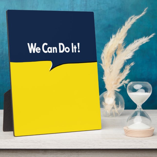 We Can Do it Rosie Plaque (Side)