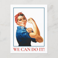 We Can Do It Rosie Riveter Women Power WWII