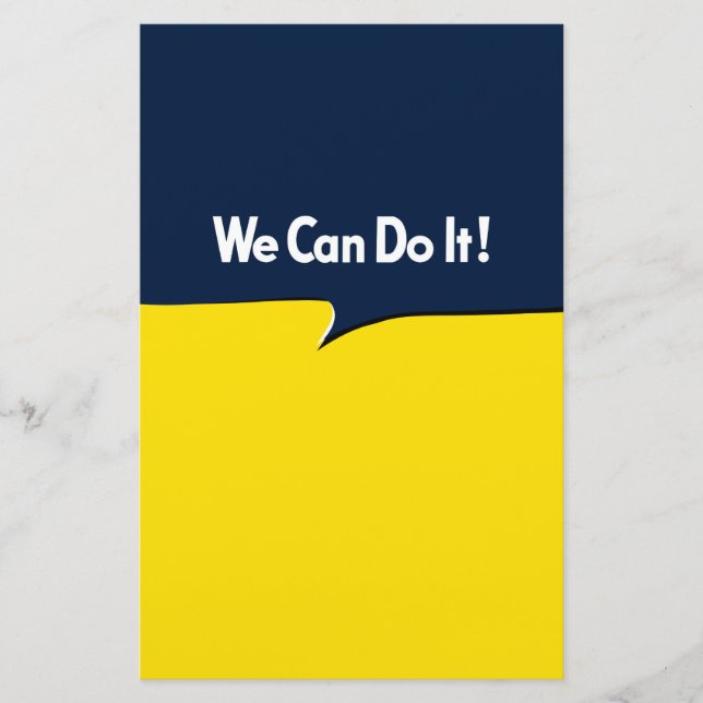 We Can Do it Rosie Stationery (Front)