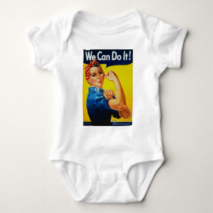 We Can Do It Rosie the Riveter Baby Bodysuit