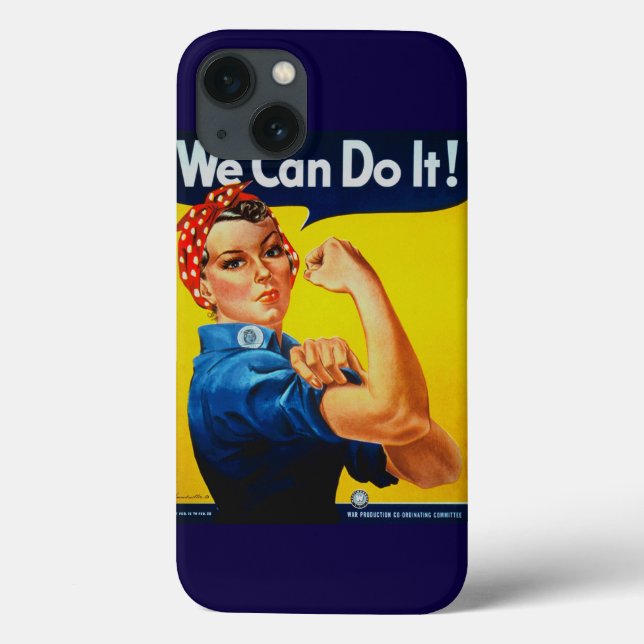 We Can Do It Rosie the Riveter Case-Mate iPhone Case (Back)