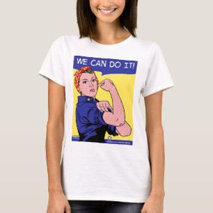 We Can Do It!  Rosie the Riveter Pop Art Version T-Shirt