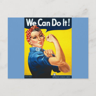 We Can Do It! Rosie the Riveter Postcard