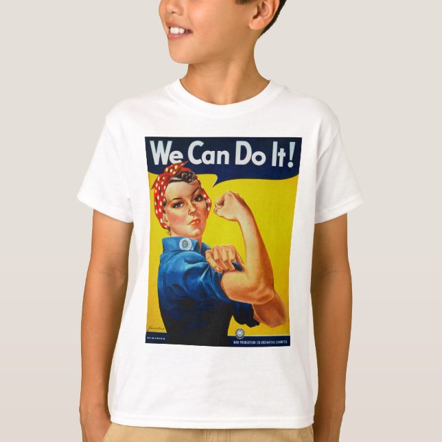 We Can Do It Rosie the Riveter T-Shirt (Front)