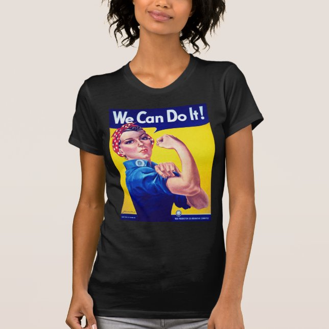 We Can Do It Rosie the Riveter T-Shirt (Front)