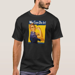 We Can Do It! Rosie the Riveter Vintage WW2 T-Shirt