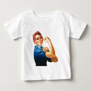 We Can Do It Rosie the Riveter Women Power Baby T-Shirt