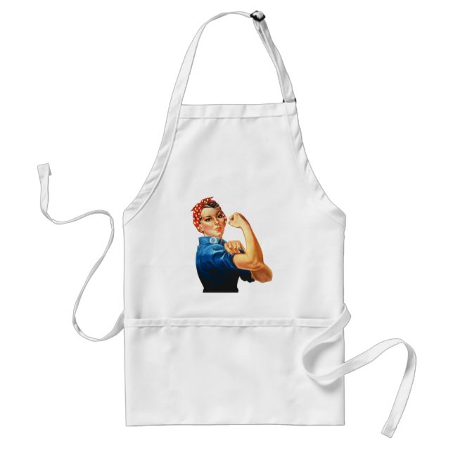 We Can Do It Rosie the Riveter Women Power Standard Apron (Front)
