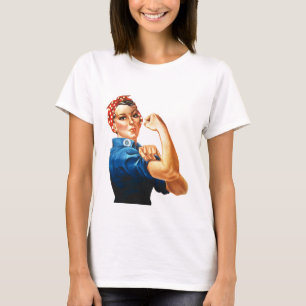 We Can Do It Rosie the Riveter Women Power T-Shirt