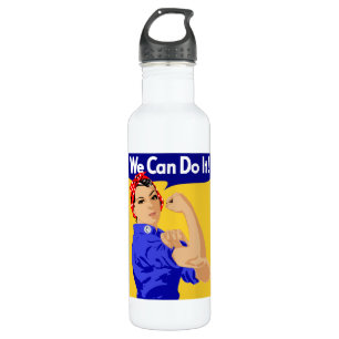We Can Do It! Rosie The Riveter WWII Poster 710 Ml Water Bottle