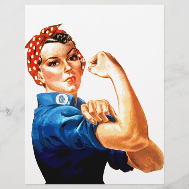 We Can Do It Rosie the Riveter WWII Propaganda (Front)