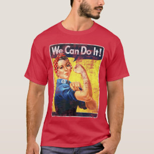 We Can Do It Rosiehe Riveter Feminist boy T-Shirt