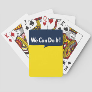 We Can Do it says Rosie Playing Cards