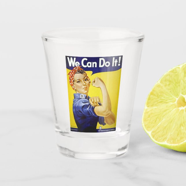 We Can Do It! Shot Glass (Front)