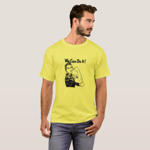 We Can Do It! T-shirt Rosie the Riveter Decal