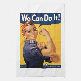We Can Do It Tea Towel