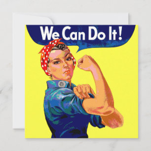 We Can Do It Thank You Card