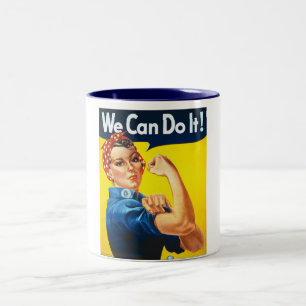 We Can Do It Two-Tone Coffee Mug