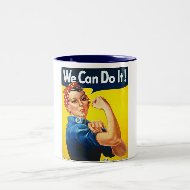 We Can Do It Two-Tone Coffee Mug (Center)