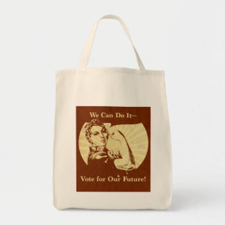 We Can Do It—Vote for Our Future Grocery Bag