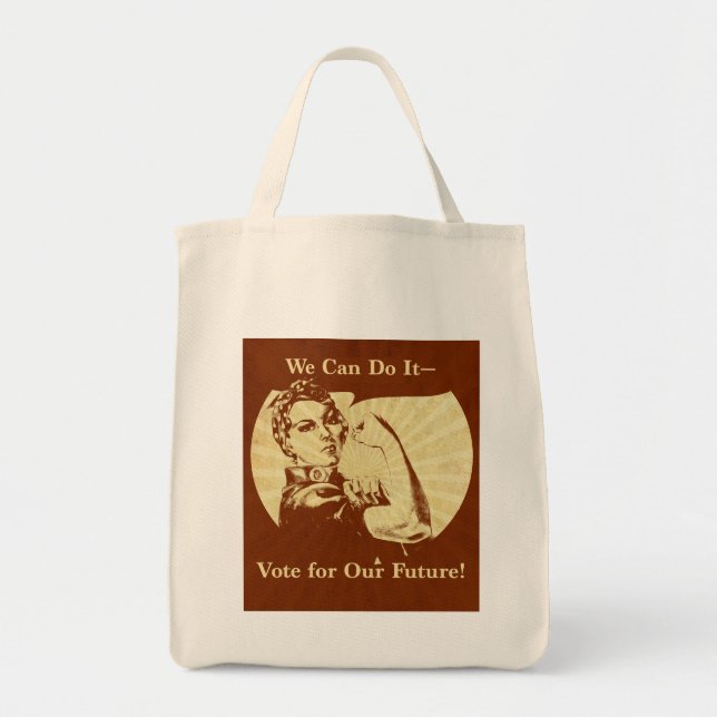 We Can Do It—Vote for Our Future Grocery Bag (Front)