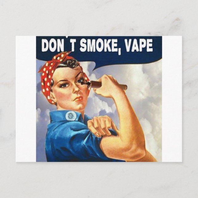 We can do it! We can Vape! Postcard (Front)