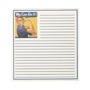 We Can Do It With Rosie Notepad