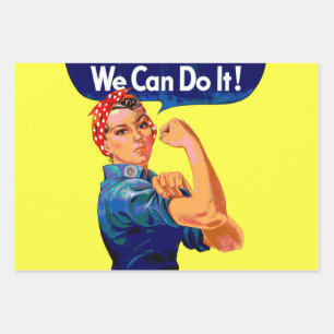 We Can Do It  Wrapping Paper Sheet