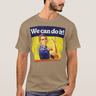 We Can Do ItRosie RiveterVintage Feminism6157 T-Shirt