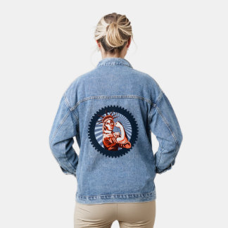 We Can Do This Together! Denim Jacket