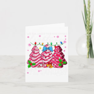 We Can Leave The Christmas Lights Up Til January X Card