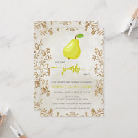 We Can Pearly Wait Fall Pear Baby Shower