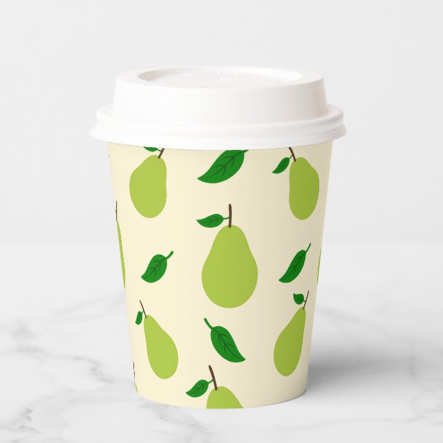 We Can Pearly Wait Fall Pear  Paper Cups (Left)
