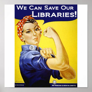 We can save our libraries poster