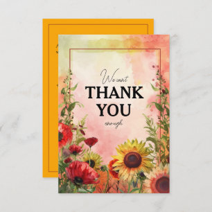 🌻We can't thank you Sunny Petals & Scarlet Blooms