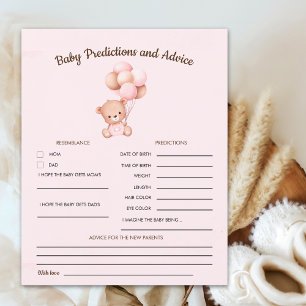 We can't wait any more Nice bear Rosa Baby shower