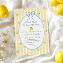 We Can't Wait to Squeeze You Lemon Baby Shower