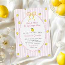 We Can't Wait to Squeeze You Lemon Baby Shower