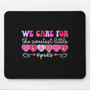 We Care Peds Nurse Valentine Pediatric Nurse Valen Mouse Mat