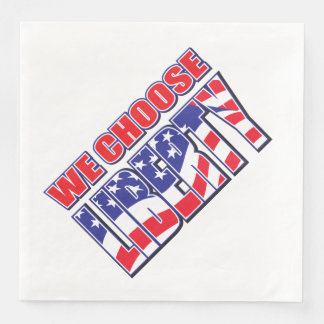 We Choose Liberty Napkin